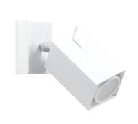 Applique Acier Blanc GU10 1 Merida