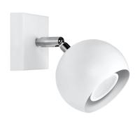 Applique Acier Blanc GU10 1 Oculare