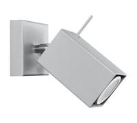 Applique Acier Gris GU10 1 Merida
