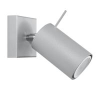 Applique Acier Gris GU10 1 Ring