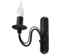 Applique Acier Noir E14 1 Minerwa
