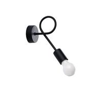 Applique Acier Noir E27 1 Levar