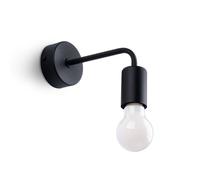 Applique Acier Noir E27 1 Norah
