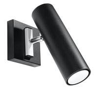 Applique Acier Noir GU10 1 Direzione