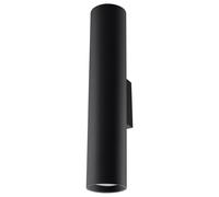 Sollux Lighting Applique murale Lagos 2 – design moderne, GU10 remplaçable, 2x40W, noir