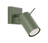 Applique Acier Vert Olive GU10 1 Ring