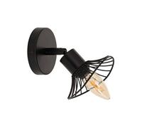 Atmosphera – Applique Adelia en métal noir 10 cm