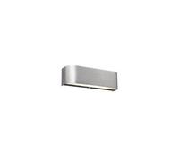 Trio Adriano Applique Moderne 2 Lumières Up & Down Aluminium Brossé 3000k Gris