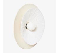 Applique Aislin En Raphia Ø50 Cm Blanc