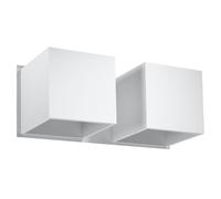 Applique Aluminium Blanc G9 2 Quad
