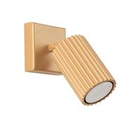 Applique Aluminium Doré GU10 1 Karbon