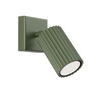 Applique Aluminium Vert Olive GU10 1 Karbon