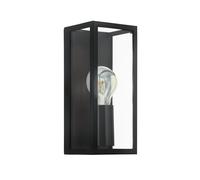 Applique AMEZOLA IP44 E27 1X40W en acier noir 110x0x260mm