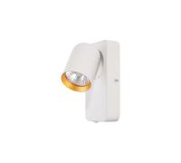 Applique Andy 1xGU10 blanc + or ML9942