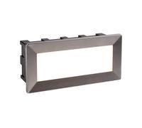 Applique Ankle, aluminium et polycarbonate, rectangulaire