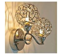 Applique Aphyse chromée double 2xG9 | Structure chromée, 2 sources G9, effets lumineux muraux