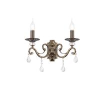 Applique applique lampe de couloir lampe de salon métal laiton beige H 39cm