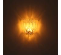 Applique applique lampe de salon lampe de chambre cristaux fumée H 40 cm