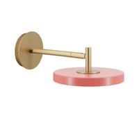 Applique Applique Murale Asteria Abat-jour Court Rose