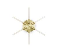 Applique Applique Murale Liberty Star en Or Brossé ,