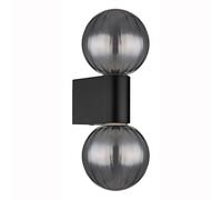 Applique applique murale salon lumière couloir lampe couloir lumière fumée 2 ampoules