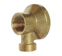 Applique arrosage SOMATHERM - Finition brossée - Filetage 1/2"" - Extérieur