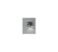 Reality Leuchten Salta R22231142 Applique murale solaire d'extérieur en plastique anthracite avec LED 3 W Détecteur de mouvement