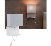 Applique avec étagère Merani E27 3000K 120lm 230V 2,5W gradable Gris#Blanc Gris#Blanc G