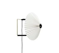 Applique Avec Prise Matin Small Tissu Blanc / Led - Ø 30 Cm - Hay