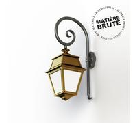 Applique Avenue 2 N°2 LED Laiton brut 072 Diffuseur opale - PRADIER 102106072