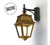 Applique Avenue 2 N°4 LED Laiton brut 072 Diffuseur clair - PRADIER 102111072