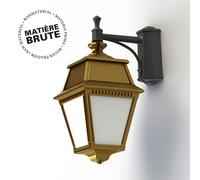 Applique Avenue 2 N°4 LED Laiton brut 072 Diffuseur opale - PRADIER 102112072