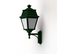 Applique Avenue 2 N°7 LED opale Vert Anglais 019 - PRADIER 102121019