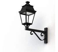 Applique Avenue 3 N°12 LED Warm Noir 000 Diffuseur clair - PRADIER 103253000