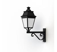 Applique Avenue 3 N°12 LED Warm Noir 000 Diffuseur opale - PRADIER 103255000
