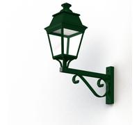 Applique Avenue 3 N°12 LED Warm Vert 067 Diffuseur clair - PRADIER 103253067