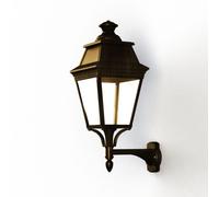 Applique Avenue 3 N°4 LED Warm Patine dorée 009 Diffuseur clair - PRADIER 103213009