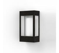 Applique Brick² N°1 Classe 3 Diffuseur clair Aluminium anodisé noir 144 - PRADIER 108015144