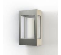 Applique Brick² N°1 Classe 3 Diffuseur clair Aluminium brut vernis mat 129 - PRADIER 108015129