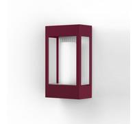 Applique Brick² N°1 Classe 3 Diffuseur clair Rouge vin 066 - PRADIER 108015066