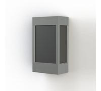 Applique Brick² N° 1 Classe 3 Diffuseur PMMA noir Gris 105 - PRADIER 108016105