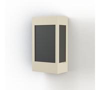 Applique Brick² N° 1 Classe 3 Diffuseur PMMA noir Sable 053 - PRADIER 108016053