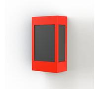 Applique Brick² N°1 PMMA noir Rouge signalisation 056 - PRADIER 108004056