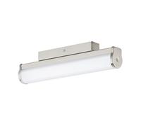 Applique CALNOVA IP44 LED 7W en acier nickel mat 350x50mm