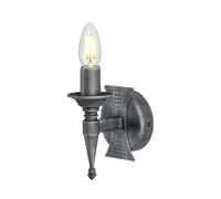Applique Camelot 7 En Fer Forgé Argent Antique Lampe Chambre À Coucher