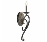 Applique Camelot 8 IN Zinc Bois Antique Design Lampe Salon Couloir de Chambre