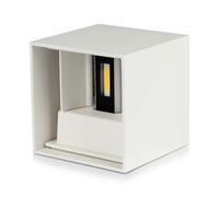 Applique carrée à LED V-TAC - Bridgelux - IP65 Waterproof - Blanc - 11W - 1360 Lumens - 4000K