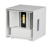 Applique carrée à LED V-TAC - Bridgelux - IP65 Waterproof - Blanc - 5W - 700 Lumens - 3000K