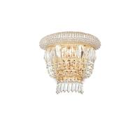 Applique Classique Or Avec Cristaux DL0166