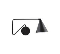 Applique coudée en métal noir, intérieur, E14, 1 ampoule - House Doctor, Game - 15x70x13 cm